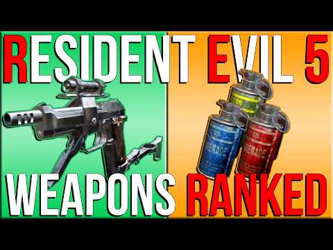 All RESIDENT EVIL 5 Weapons RANKED WORST to BEST