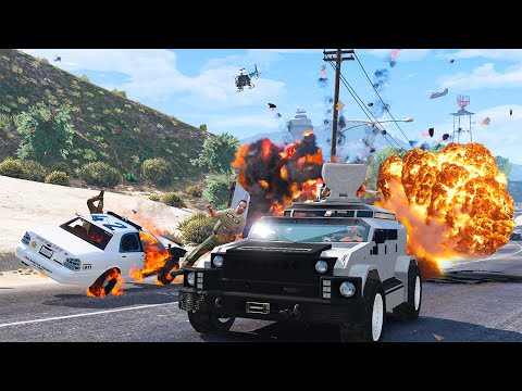 GTA 5 IMMEDIATE MENACER HIGH SPEED CRASHES - SUPER CINEMATIC PICTURE WITH SLOW MO ep.64