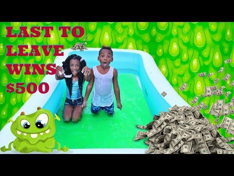 Last to Leave Slime Pool Wins $500