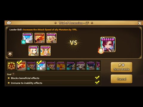 Summoners War: TOA Hell - Stage 6 - 3 🌟 - May-Jun 2023 - Sylvia