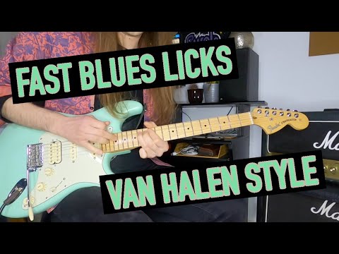 Van Halen Style Fast Blues Licks