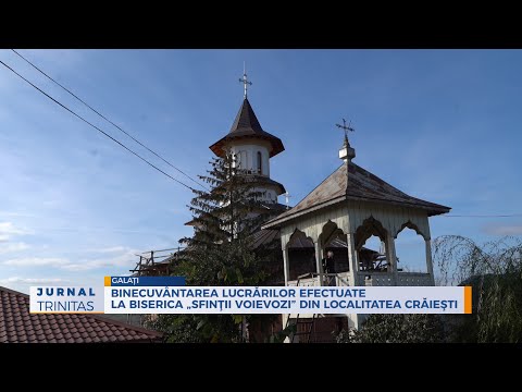 Binecuvântarea lucrărilor efectuate la Biserica „Sfinţii Voievozi” din localitatea Crăieşti