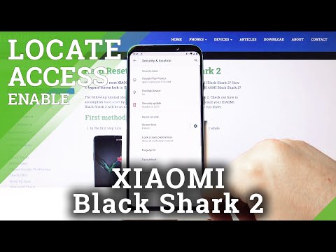 How to Turn Off Device Location in Xiaomi Black Shark 2 - Switch Off GPS