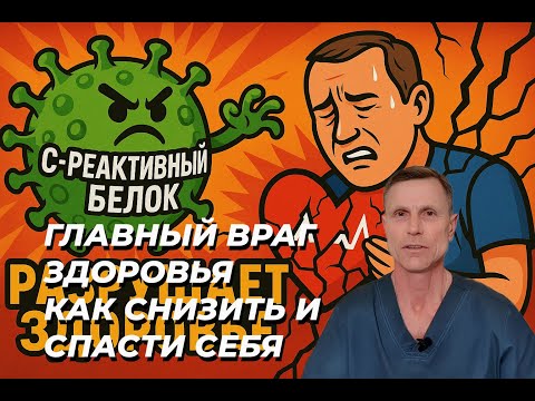 Главный враг здоровья в анализах: как снизить С -реактивный белок и улучшить всё — от веса до мозга Главный враг здоровья в анализах: как снизить С -реактивный белок и улучшить всё — от веса до мозга
