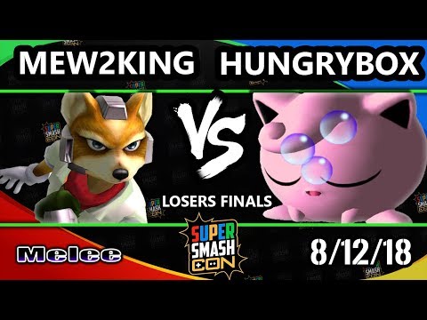 SSC 2018 SSBM - FOX MVG | Mew2King (Fox) Vs. Liquid`Hungrybox (Jigglypuff) - Smash Melee LF