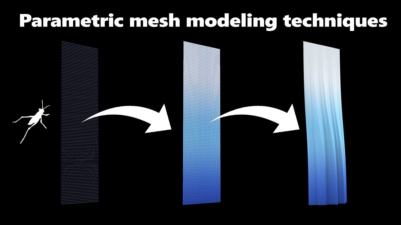 Parametric mesh modeling with Grasshopper