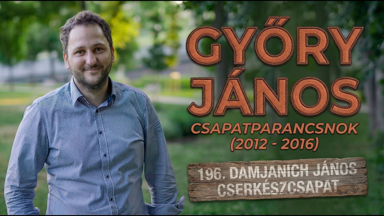 Győry János csapatparancsnok interjú videó előnézet (2012-2016)