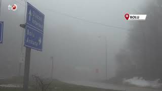 Bolu Dağı'nda Yoğun Sis
