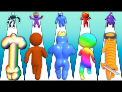 Tall Man Run, Giant Rush, Blue Monster Run, Size Up, Long Neck Run - Playing 777 Youtube Short Games