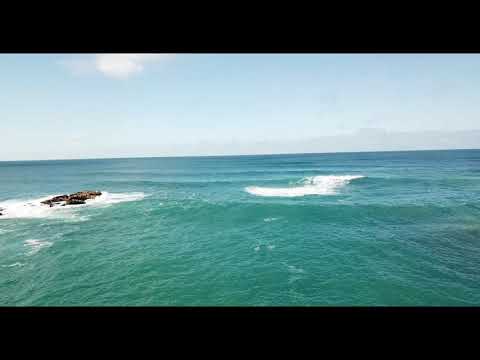Drone footage of Diamond Head and campground