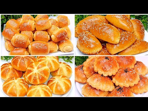 تشكيلة مخبوزات سهله للمدارس❗بعجينه واحده و اقتصادية ❗بحشوات حلو وحادق❗بديل لسندوتشات المدارس