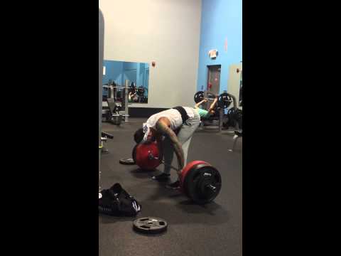 Pulling 435 with a ripped shirt on my head.. People ask what's on your head... I reply with gainz