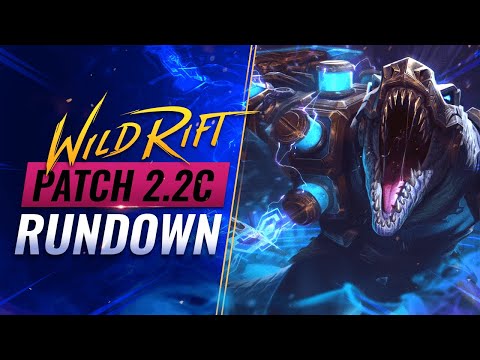 NEW UPDATE: Patch 2.2C Rundown - RENEKTON Release! - Wild Rift (LoL Mobile)