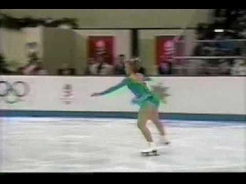 Patricia Neske (GER) - 1992 Albertville, Ladies' Original Program