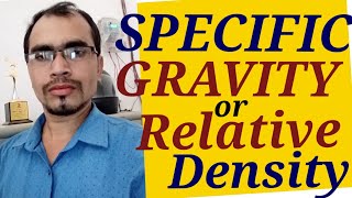 DETERMINATION OF SPECIFIC GRAVITY ..