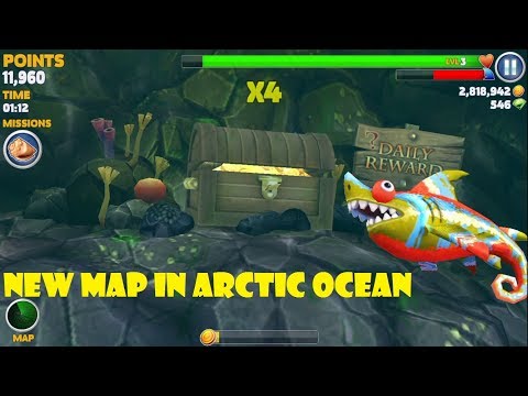 New Map in Arctic Ocean update (Sharkeleon) - Hungry Shark Evolution