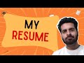 My Resume 🔥🔥  | EZSNIPPET | Neeraj Walia