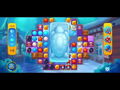 Fishdom 2426 - Hard Level (19 Moves)