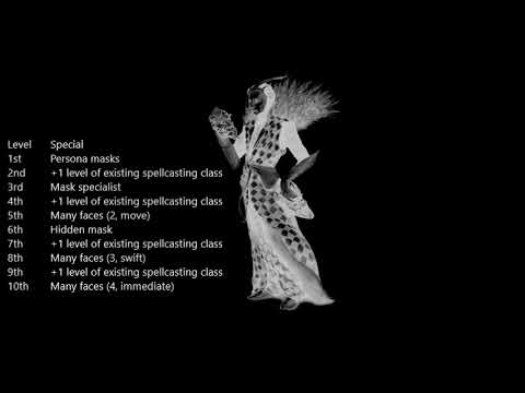 D&D 3.5 Prestige Class Review #6  --  The Master of Masks