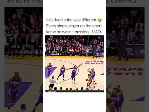 Kobe gets guarded by 5 defenders 😳 Refuses to pass and shoots over all of them