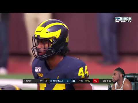 Cameron McGrone "New England Patriots LB" Michigan Highlights REACTION