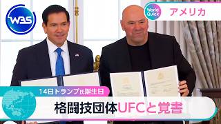 14日トランプ氏誕生日　格闘技団体UFCと覚書【WBS】
