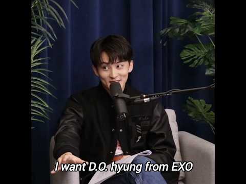 Mark from NCT 엔시티 마크 promoting Kyungsoo's album on Eric Nam's show #kpop  #exo #nct #mark #kyungsoo