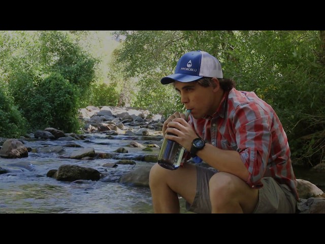 Vídeo relacionado con HydroBlu Sidekick - Filtro de agua con pajita de 3 etapas