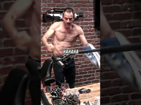 Bryan Callen Takes His Shirt Off and Flexes His Muscles | JRE Fight Companion Reacts