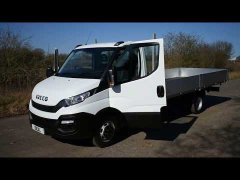 2017 Iveco Daily 34c14 Lwb Dropside Truck with 15ft 11" Body