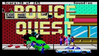 Police Quest : In Pursuit of the Death Angel - Atari ST (1987)