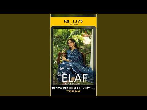 Deepsy Premium 7 Luxury Lawn Elaf – product video thumbnail