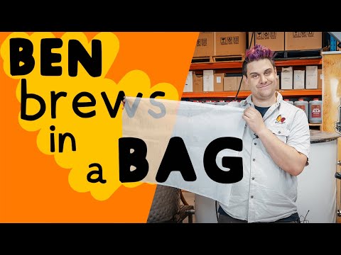 How to BREW all grain BEER at home (BREW IN A BAG!)