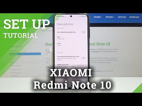 How to Set Up Date and Time on XIAOMI Redmi Note 10 – Open Date and Time Settings