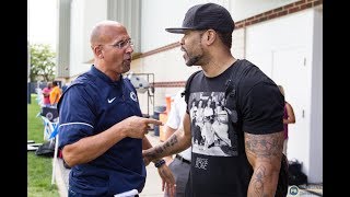 Watch Method Man from Wu-Tang Clan challenge James Franklin to a rap battle