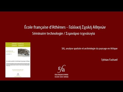 16/04/2018 - SemTech - SIG, analyse spatiale et archéologie du paysage en Attique