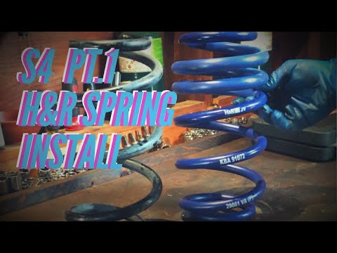Project Audi S4 Part 1 (H&R Spring Install)