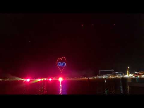 Sternenzauber über Kiel - Abschlussfeuerwerk zur KiWo 2021 mit Lightshow und 200 Drohnen!