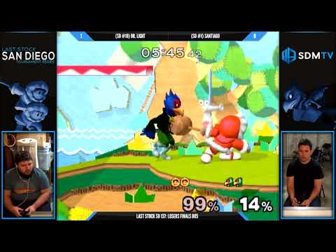 LSSD 137 - Dr. Light (ICs) vs. Santiago (Falco) - SSBM Losers Finals - Smash Melee