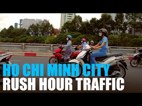 【4k 60fps】THE MOST INSANE RUSH HOUR TRAFFIC EVER IN SAIGON, VIETNAM!