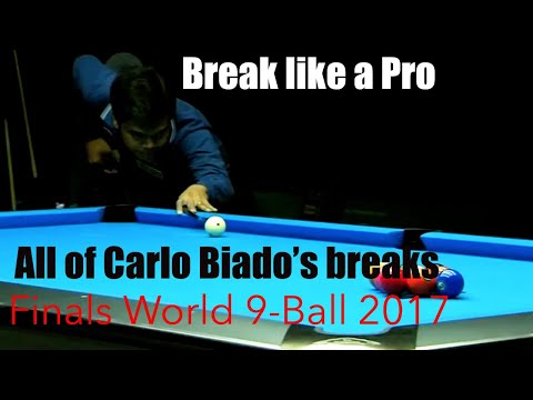 Breaks of a World Pool Champion Carlo Biado