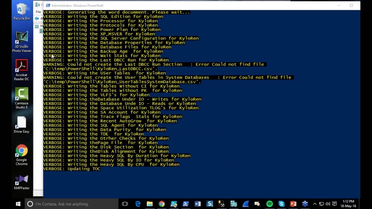 Automating Your SQL Server Best Practices Word Document