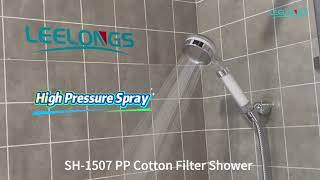 1507 High Pressure Shower Head With Filters Shower Filter Head for Hard Water #leelongs #bathroom