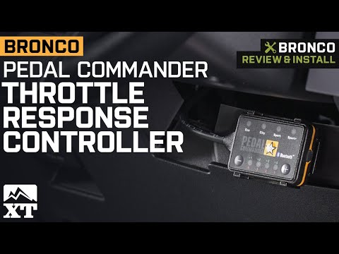 2021-2022 Bronco Pedal Commander Bluetooth Throttle Response Controller Review & Install