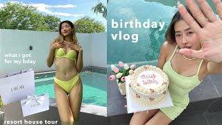 Fun Birthday Vlog! pool party prep house tour w/ c