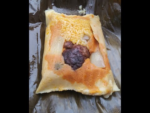 Tamales Honduran (vegan) Tamale in a banana leaf #hondurasyoutubers #Hondurasfood
