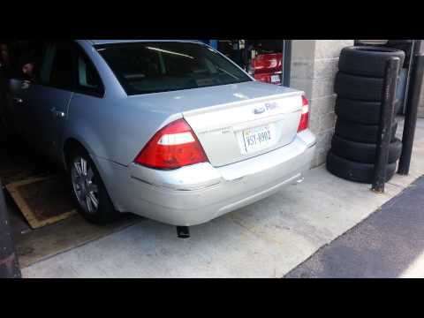 Fresh custom exaust on ford five hundred