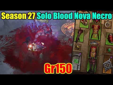 Season 27 | Solo Blood Nova Necro | Gr150