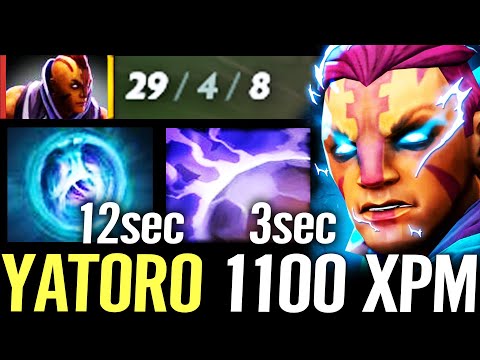 🔥 YATORO Anti Mage 1100 XPM Linken GODLIKE — 29/4/8 Cancer Shield Signature Carry Dota 2 Pro