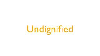 Undignified - Matt Redman